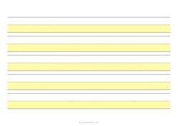 1 Highlighted Lined - 3 Lines - (A4)