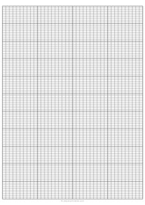 0.2 x 0.1 Crochet Graph Paper (A4)