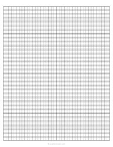 0.2 x 0.1 Crochet Graph Paper