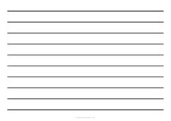 3/4 Low Vision Dark Lined Paper (A4) - Landscape