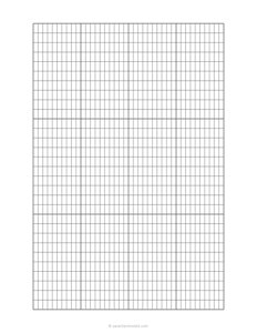 4x8 mm Crochet Graph Paper