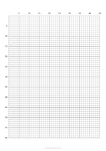 4 mm Cross Stitch - Count Grid (A4)
