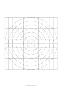 1/2 Circle Square Hybrid (A4)
