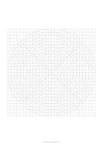 1/4 Circle Square Hybrid (A4) - Light
