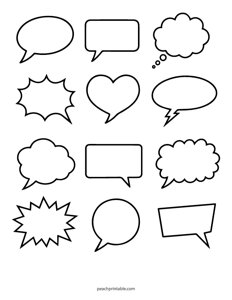 Comic Speech Bubble