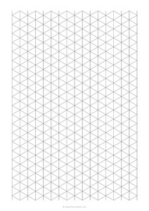 1/2 Isometric Graph Paper (A4)