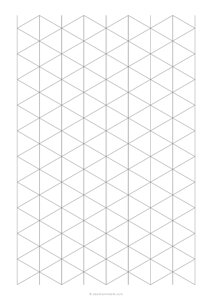 1 Isometric Graph Paper (A4)