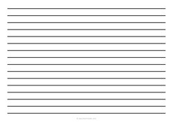 12 mm Low Vision Dark Lined Paper (A4)