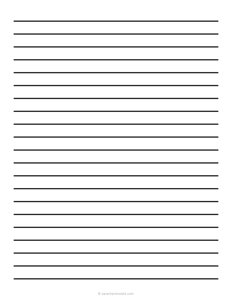 12 mm Low Vision Dark Lined Paper