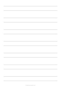 15 mm Double Lined Paper (A4)