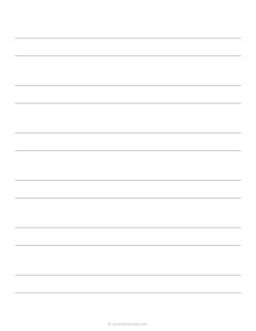 15 mm Double Lined Paper