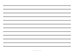 15 mm Low Vision Dark Lined Paper (A4)