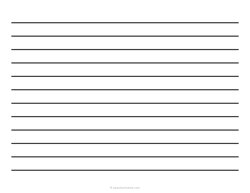 15 mm Low Vision Dark Lined Paper