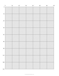 16 Count Cross Stitch Grid