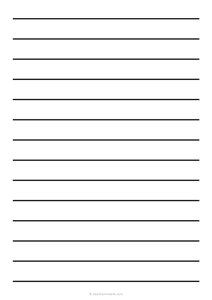 20 mm Low Vision Dark Lined Paper (A4)