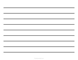 20 mm Low Vision Dark Lined Paper