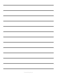 20 mm Low Vision Dark Lined Paper
