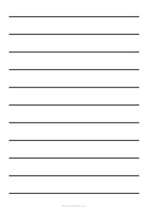 25 mm Low Vision Dark Lined Paper (A4)