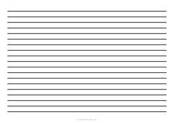 3/8 Low Vision Dark Lined Paper (A4)