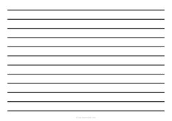 5/8 Low Vision Dark Lined Paper (A4)