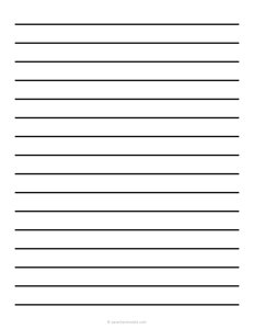 5/8 Low Vision Dark Lined Paper