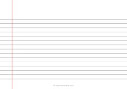College Ruled Lined Paper (A5)